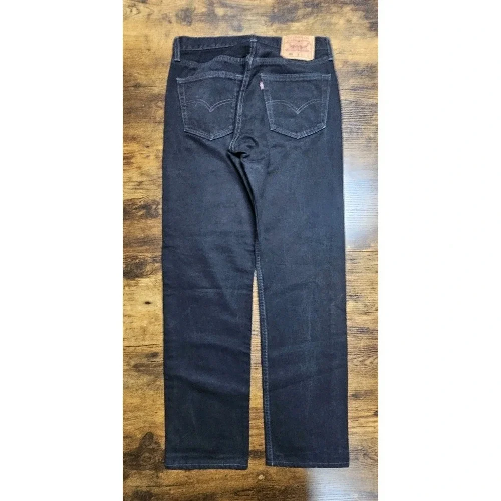 VTG Levi Strauss &‎ Co 501 Men's Size 32x32 Button Up Black Jeans Made In USA